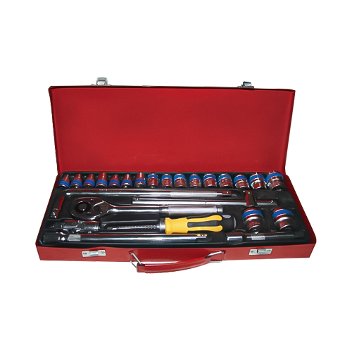 25pcs 충격 소켓 세트 (1/2”)